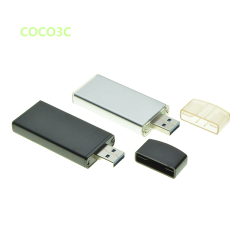 USB 3,0 a M.2 SSD caso USB3.0 a NGFF B clave de adaptador de disco duro clave B + M M2 SATA SSD recinto HDD externo caja de móvil ► Foto 1/6