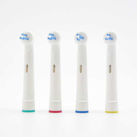 8 Uds de cerdas suaves cabezales de repuesto de cepillo de dientes eléctrico Oral B punta 17-A Color blanco ► Foto 1/2