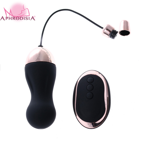 APHRODISIA-vibradores de bala para adultos, huevo de Control remoto inalámbrico, producto para adultos, juguetes para mujeres, color negro/púrpura ► Foto 1/6