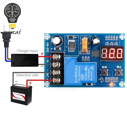 WAVGAT-Módulo de Control de cargador de batería de XH-M604, placa de protección del interruptor de carga de batería de litio de almacenamiento DC 6-60V ► Foto 1/6