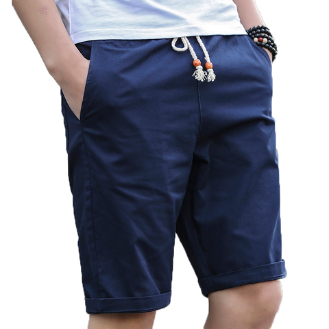 2022 el más nuevo verano Casual pantalones cortos de algodón de los hombres de estilo de moda para hombre pantalones cortos de las Bermudas playa Plus tamaño M-5XL corta para hombre ► Foto 1/1