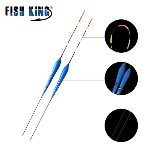 FISH KING-flotador de pesca eléctrico, luz LED luminosa, electrónico, sin batería, aparejos de pesca, 1 ud. ► Foto 1/1