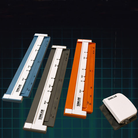 Perforadora de papel de hoja suelta hecha a mano A6 (6 agujeros)/A5 (6 agujeros)/B5 (9 agujeros) ► Foto 1/1