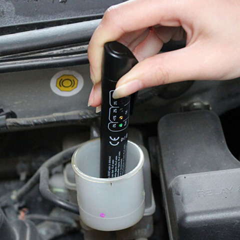 Pluma del probador de líquido del freno del coche con 5 herramientas de diagnóstico del vehículo del coche herramienta de diagnóstico ► Foto 1/5
