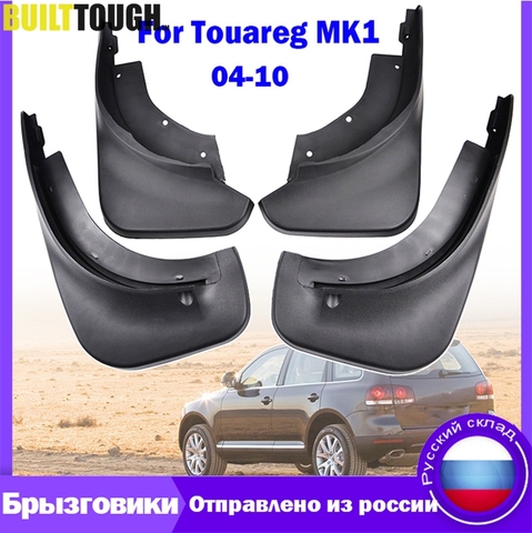 Para VW Touareg 1 Mk1 2003 - 2010 Mudflaps Splash guardias delantero trasero barro solapas guardabarros 2004, 2005, 2006, 2007, 2008, 2009 ► Foto 1/6