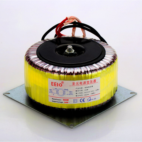 Transformador de aislamiento de amplificador de potencia toroidal de 500W de 230V a AC0-24V ► Foto 1/1