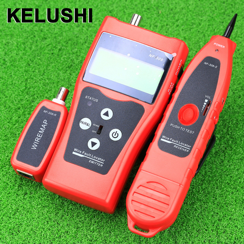 KELUSHI USB coaxial NF-308 red multipropósito Ethernet LAN Cable de teléfono probador wire tracker, ► Foto 1/6