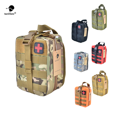 Bolsa vacía de primeros auxilios bolsa táctica médica Multi-funcional Paquete de cintura escalada EMT emergencia caso Kits de supervivencia ► Foto 1/6