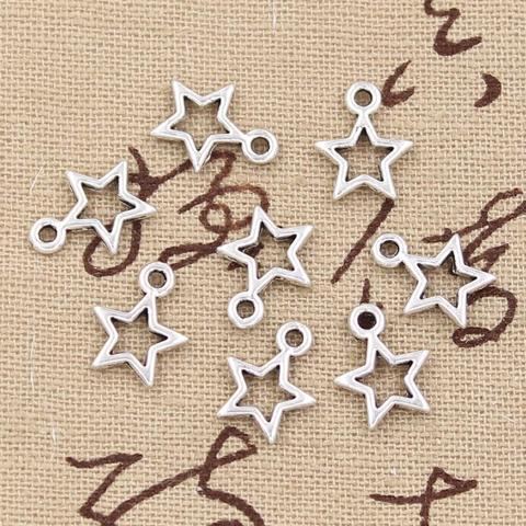 50 Uds Charms estrella pentagrama 13x10mm hecho a mano Fabricación de colgantes fit,Vintage TibetanBronze,DIY para pulsera collar ► Foto 1/1