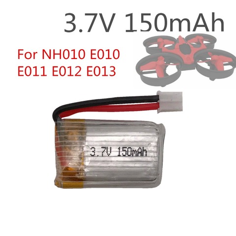 1 Uds 3,7 V 150MAH para Eachine E010 E011 E012 E013 Furibee F36 H36 piezas de cuadricóptero de control remoto de la batería Lipo RC Drone con cámara ► Foto 1/2