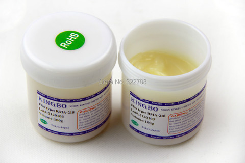 Envío de fábrica KINGBO bga flux cream solder usado para pegar pasta de soldadura sin plomo notebook 100g ► Foto 1/1