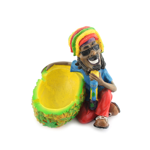GERUI-Cenicero con diseño de Bob Marley, decoración de artesanía de resina, Cenicero para cigarrillo y puro, tamaño 105mm, regalos de Boutique ► Foto 1/5