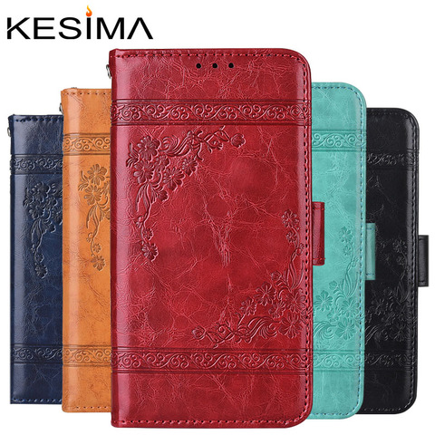 Vintage cartera Funda de cuero para Samsung Galaxy S8 S9 S10 S3 S4 S5 A3 A5 A7 A30 A50 J4 J6 J3 J5 J2 primer suave de la cubierta del TPU del ► Foto 1/5