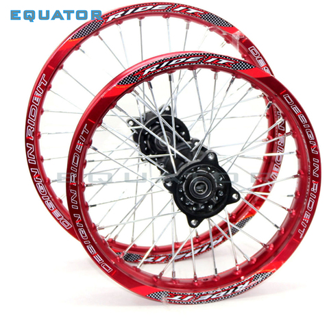 Llanta de rueda de aleación para bicicleta de montaña, llanta frontal de 12mm, 15mm, 1,40x14 pulgadas, trasera de 1,85x12 pulgadas, para modelo KAYO HR-160cc, TY150CC ► Foto 1/1