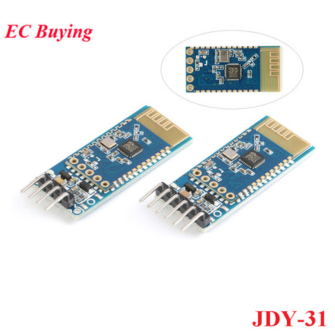 JDY-31 Bluetooth 3,0 HC-05 HC-06 módulo Bluetooth puerto serie 2,4G SPP de transmisión transparente Compatible con HC 05 06 JDY-30 ► Foto 1/6
