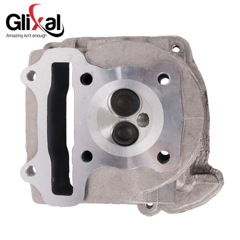 Glixal-culata de gran cilindro GY6 de 50mm para motor de patinete chino, conjunto para 4T, 139QMB, 139QMA, Roketa, ZNEN, ciclomotor (válvulas de 69mm), 100cc ► Foto 1/1