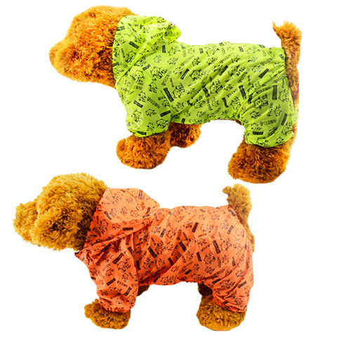 Impermeable ropa de perro para perro pequeño de verano ropa para mascotas ropa para perros suave impermeable de perro abrigos perro impermeable ► Foto 1/6