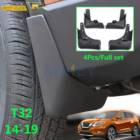 Conjunto moldeado guardabarros de coche para Nissan X-Trail Rouge T32 2014 - 2022 Xtrail de salpicaduras barro guardabarros estilo ► Foto 1/6