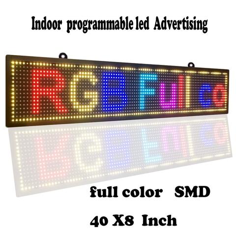 Señal LED de desplazamiento a todo Color SMD PH10mm 40 