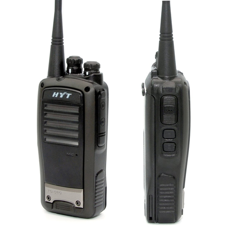 HYT TC-620-Radio bidireccional portátil con batería de iones de litio, walkie talkie de largo alcance, 5W, 2 unidades, HYTERA TC620, UHF, VHF ► Foto 1/1