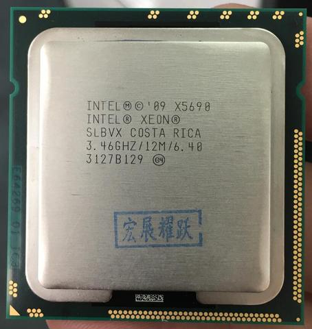 PC Intel, procesador Xeon X5690, servidor LGA1366 de seis núcleos, 100% de CPU que funcionan correctamente, procesador de servidor ► Foto 1/2