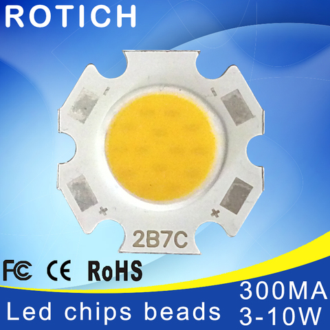 COB Epistar de alta potencia 3 W 5 W 7 W 10 W DC 10 V-32 V SMD integrado para reflector blanco cálido/blanco ► Foto 1/2