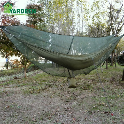 Mosquitera para hamaca de exterior de 330x150cm, columpio portátil ultraligero, mosquitera para silla colgante ► Foto 1/1