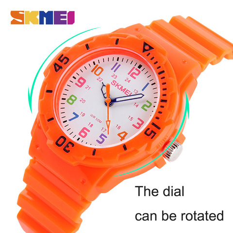 SKMEI-relojes informales para niños, de cuarzo, resistente al agua, de gelatina, 1043 ► Foto 1/1