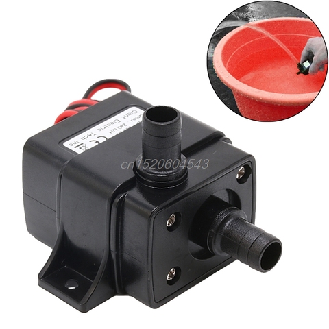 Mini DC12V 3M 240L/H Motor sin escobillas bomba de agua sumergible R06 venta al por mayor y DropShip ► Foto 1/6