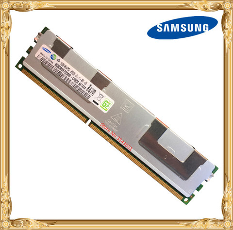 Samsung memoria de servidor DDR3 GB 16GB 1066MHz 32GB ECC REG registro DIMM PC3-8500R RAM 240pin 8500 16G 4Rx4 ► Foto 1/1
