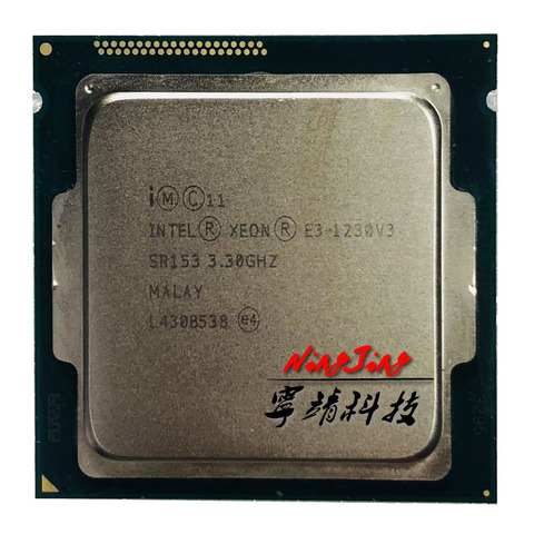 Procesador Intel Xeon E3-1230 v3 E3 1230 v3 E3 1230v3 3,3 GHz Quad-Core CPU 8M 80W LGA 1150 ► Foto 1/1