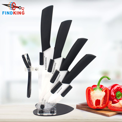 Findking marca cuchillo de cocina de alta calidad cuchillo de cerámica Set 3 