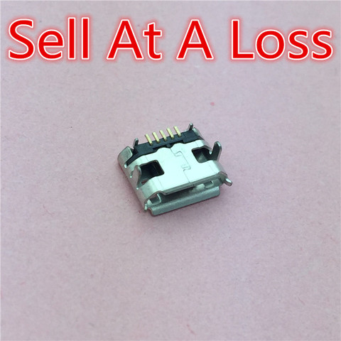 10 piezas G27 Micro USB 5pin Jack hembra G27 conector OX boca rizada para la cola que carga el teléfono móvil venta en una pérdida ee.uu. ► Foto 1/6