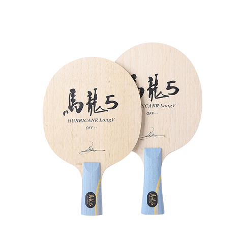 Raqueta de ping-pong Ma Long de 5 pulgadas con mango interno de carbón para tenis de mesa, raqueta de ping-pong con mango largo FL y ST ► Foto 1/6
