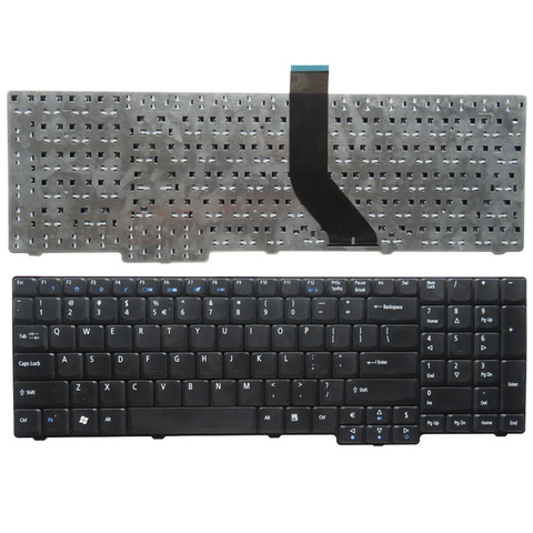 Teclado para ordenador portátil Acer, para Aspire 7330, 7730, 7730G, 7730Z, 7730ZG, 7730G, 7630, 7630EZ, 7630G, color negro, EE. UU., novedad ► Foto 1/2