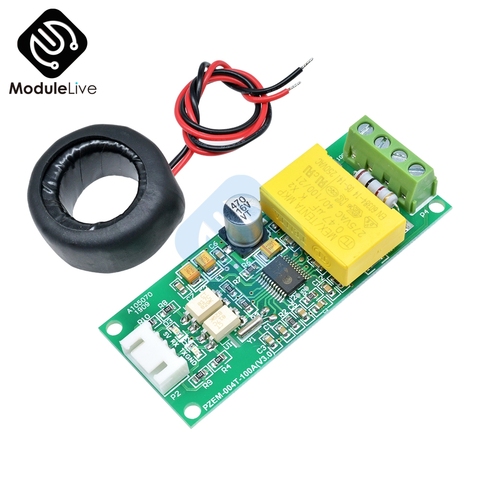 AC multifunción Digital medidor de vatios de potencia Volt Amp actual Módulo de prueba PZEM-004T para Arduino TTL COM2 \ COM3 \ COM4 0-100A 80-260V ► Foto 1/6