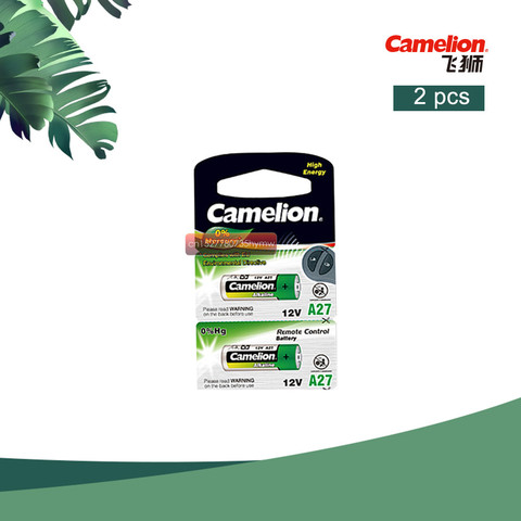 Camelion Super-Batería alcalina para timbre, linterna de Control remoto, 12V, 27A, MN27, 27A, L828, A27, 2 unids/lote, Etc. ► Foto 1/6