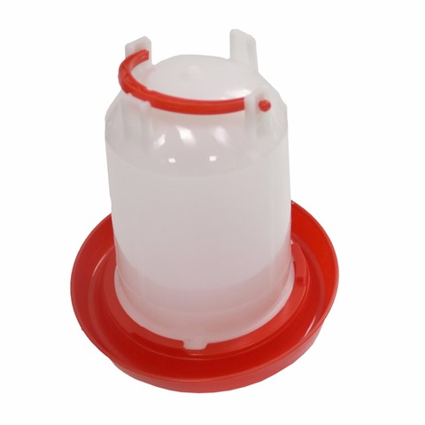 1,5 kg alimentador de pollo barril cubo de agua beber codorniz pájaro equipo Waterer alimentación envío gratis ► Foto 1/4