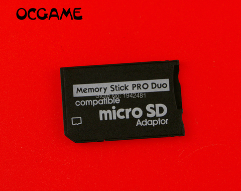 Ocgame Micro SD SDHC TF a Memory Stick MS pro duo adaptador de tarjeta Convertidor para PSP 1000 2000 3000 psp1000 2000 3000 ► Foto 1/6