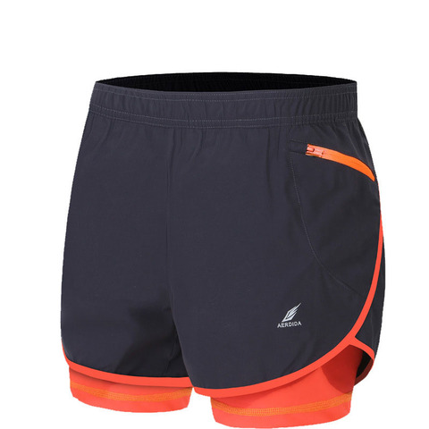 Pantalones cortos 2 en 1 para hombre, pantalones cortos para correr, correr, gimnasio, bañadores M-4XL para hombre, pantalones cortos deportivos para ciclismo con forro más largo de talla grande ► Foto 1/6