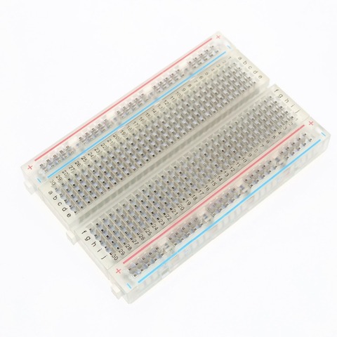 1 piezas nuevo 400 puntos Solderless Breadboard PCB Mini prueba Universal Protoboard DIY pan para circuito de prueba de Bus tablero ► Foto 1/5