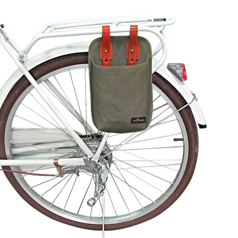 Tourbon-bolsa de almacenamiento de lona Vintage para bicicleta, bolsa de sillín de bicicleta, accesorios para bicicleta ► Foto 1/6