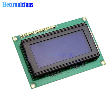 1604 LCD 16*4 16x4 LCD1604 pantalla LCD azul negra módulo pantalla LCD 5 V para arduino ► Foto 1/2