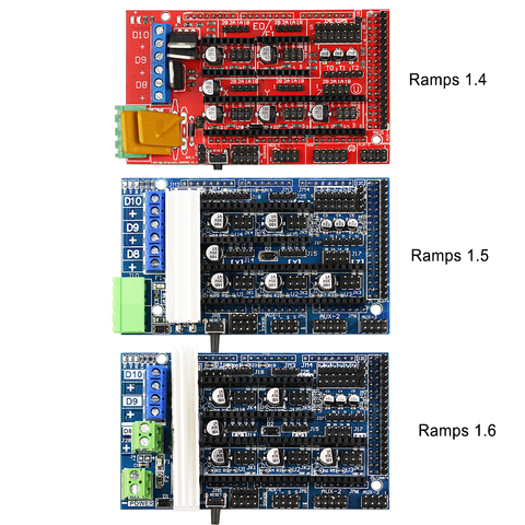 Panel de Control de expansión rampas 1,6 1,4 1,5 con disipador térmico, rampas mejoradas para placa de impresora 3D arduino ► Foto 1/4