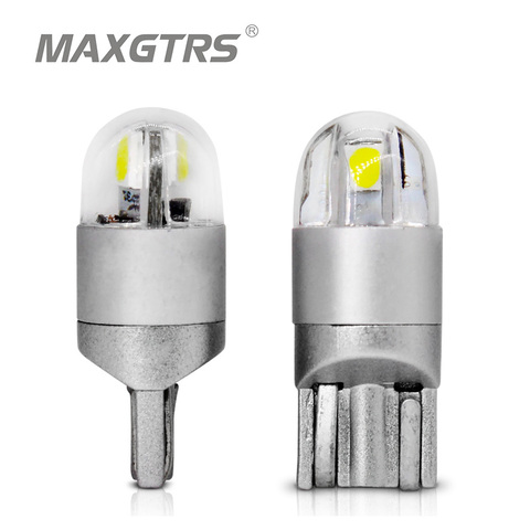 2x T10 168 194 W5W LED para Chip CREE bombillas de reemplazo de coches placa de las luces de estacionamiento fuente de luz del coche 12 V estilo de coche ► Foto 1/6