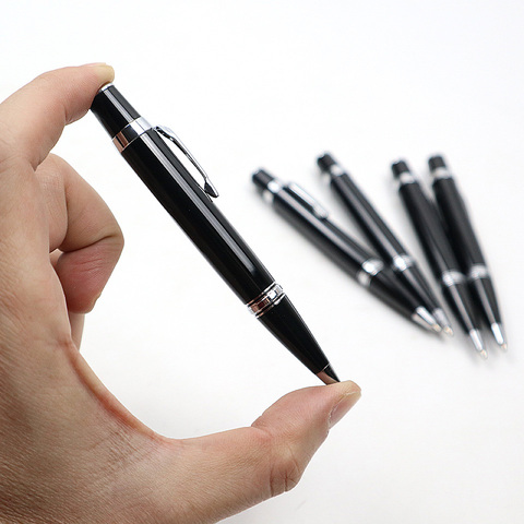 Bolígrafo De Lujo Mini Bolígrafo de metal de alta calidad 0,7 m relleno de tinta azul/negro para escritura de negocios suministros de oficina y escuela ► Foto 1/6