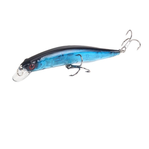 1 Uds Wobbler Minnow swing sonajero cebos señuelo duro 3D los ojos 8g 10cm cebos de pesca 5 colores transparente pesca señuelos, aparejos de pesca ► Foto 1/1