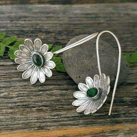 Pendientes colgantes de flor étnicos Vintage para mujer, aretes, accesorios de joyería O5E687, 2022 ► Foto 1/6