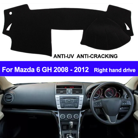 Cubierta para salpicadero de coche, alfombrilla para tablero de automóvil Mazda 6 GH 2008 2009 2010 2011 2012 ► Foto 1/6