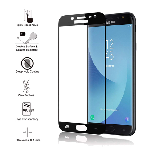 9H la cobertura completa de vidrio templado para Samsung Galaxy J3 J5 J7 2016 2017 J530F J510F primer A5 A7 2017 A8 2022 Film Protector de pantalla ► Foto 1/1